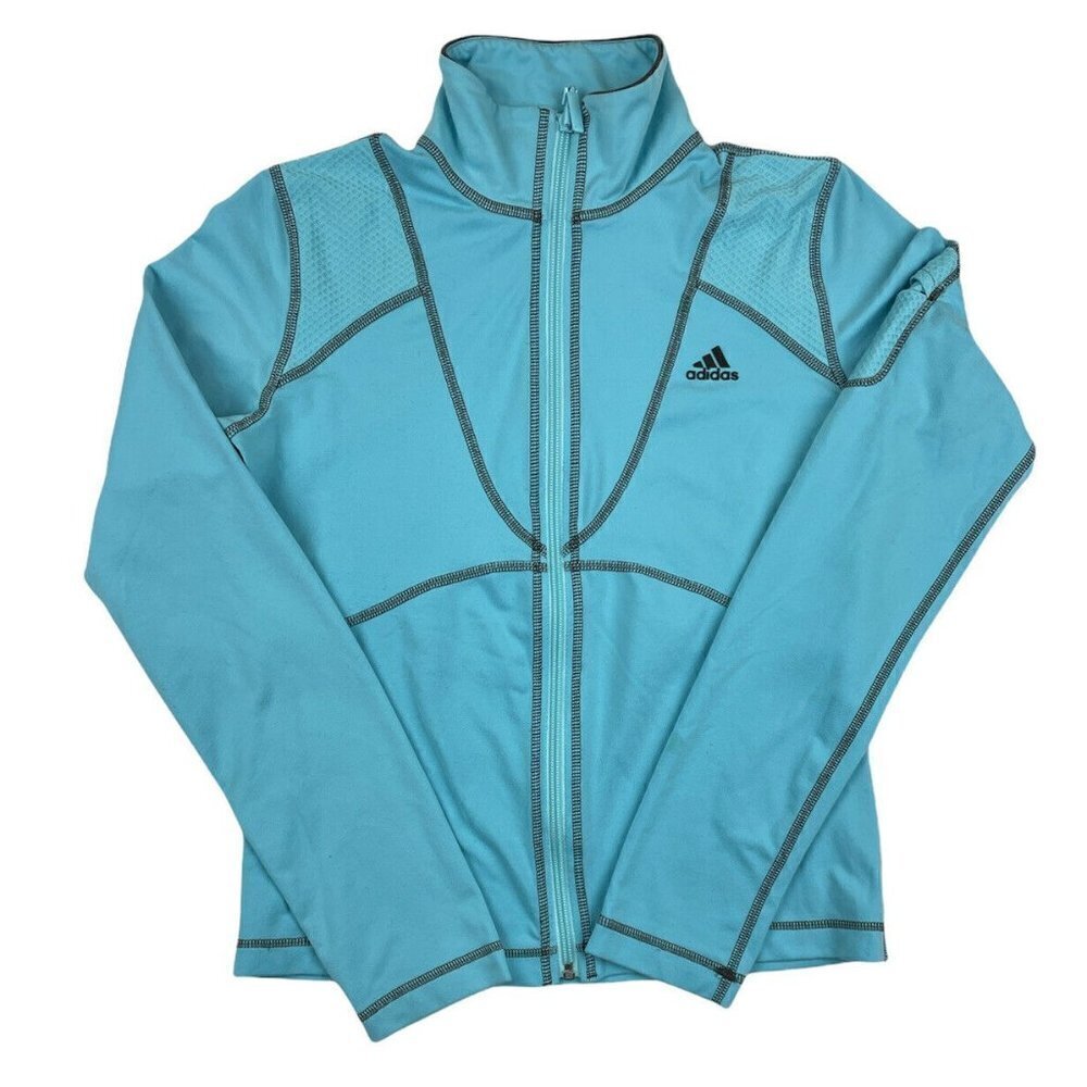 Adidas Clima365 Full Zip Jacket Activewear Lightweight Women’s Small Teal